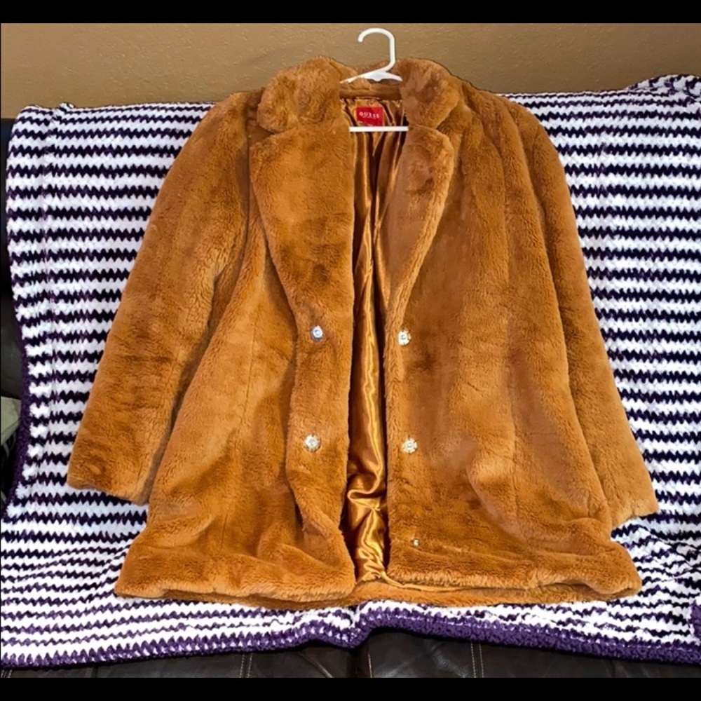 Guess Teddy Coat - size L